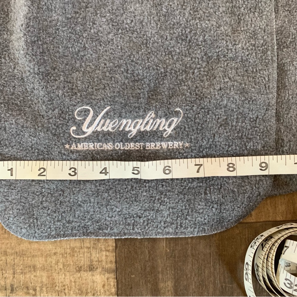 Yuengling gray fleece scarf - Picture 2 of 3